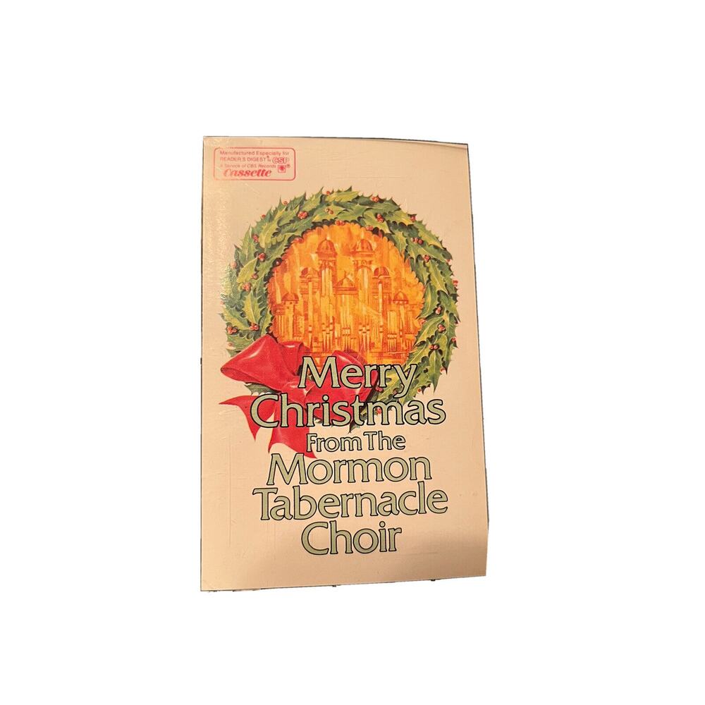 The Mormon Tabernacle Choir Merry Christmas Carols Cassette Tape Holiday Music